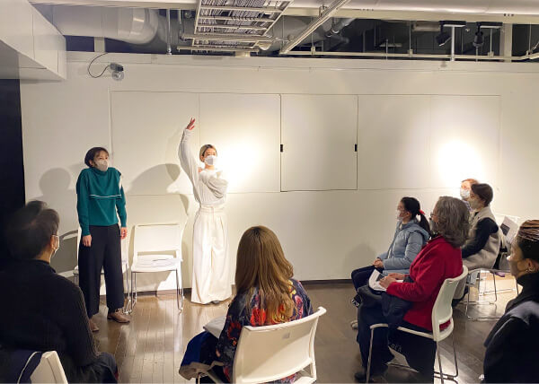 研修風景（創作リサイタル34「Kamuyot」）