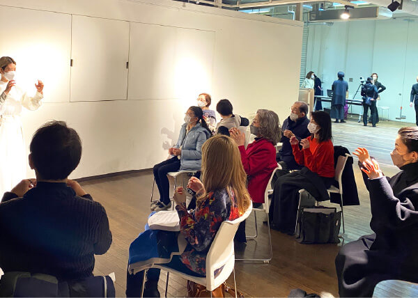 研修風景（創作リサイタル34「Kamuyot」）